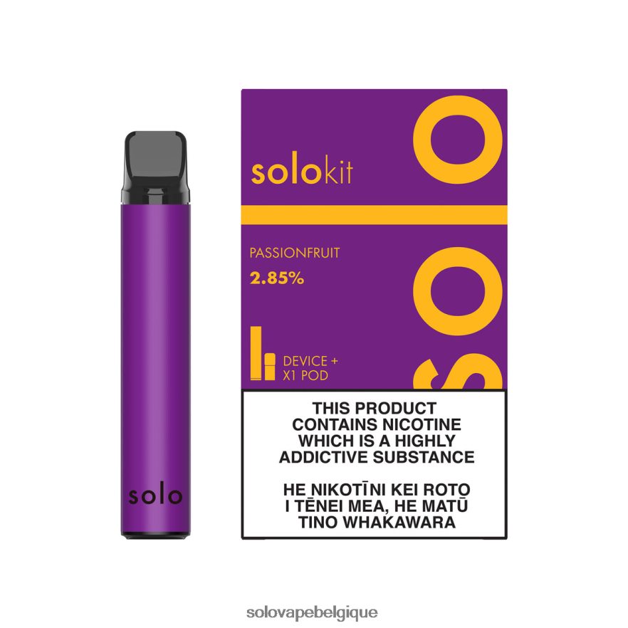 Solo kit de dosettes fruit de la passion 6L06F642 | Solo Vape Prix