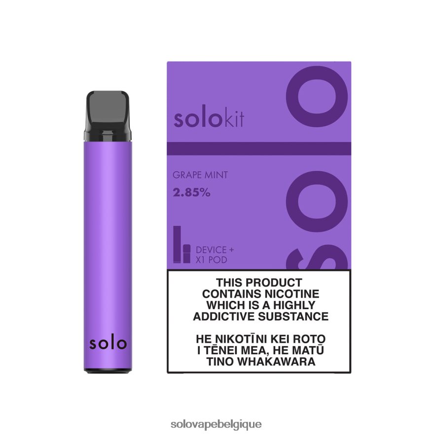 Solo kit de dosettes menthe raisin 6L06F645 | Solo E Cigarette