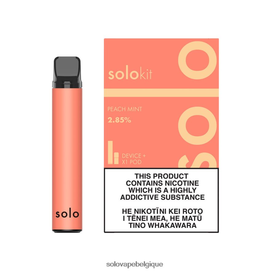 Solo kit de dosettes pêche menthe 6L06F644 | Solo Vape Magasin
