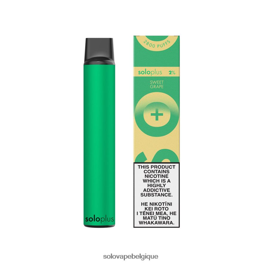 Solo Plus collection paradis de vape jetable raisin doux 6L06F640 | Solo Vape Review