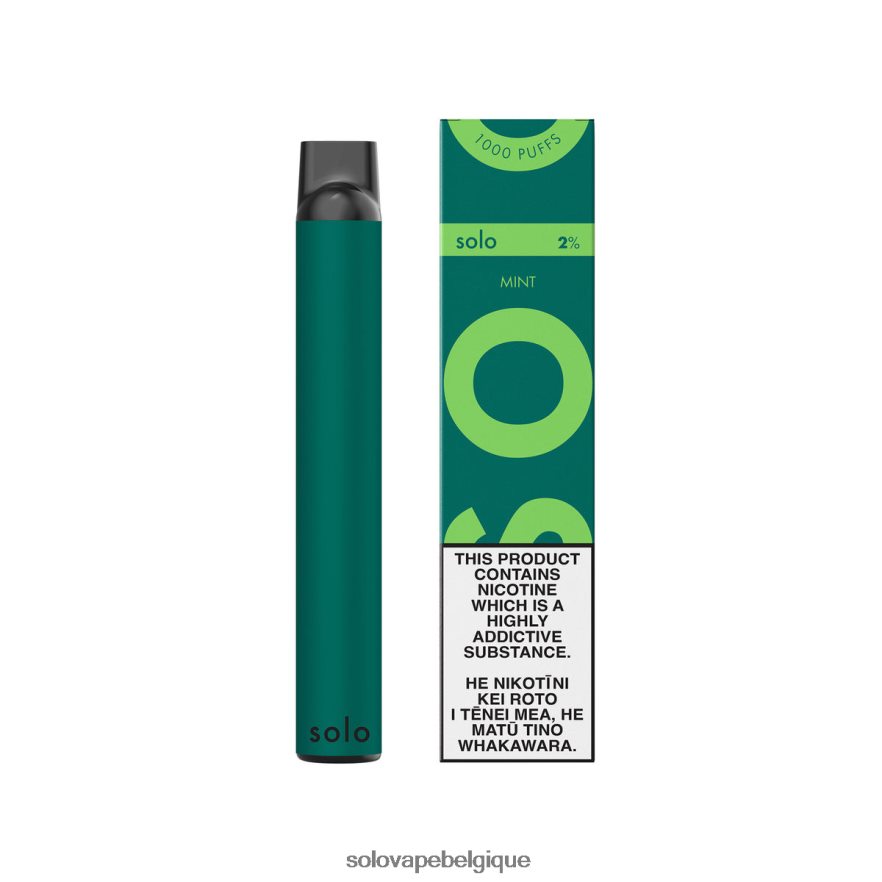 Solo vape jetable menthe 6L06F61 | Solo Vape Belgique