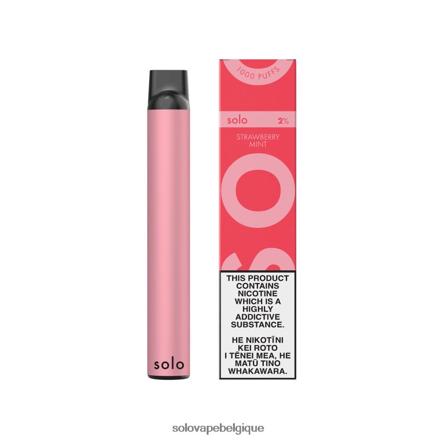 Solo vape jetable menthe fraise 6L06F64 | Solo Vape Magasin