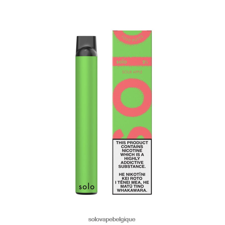 Solo vape jetable pomme aigre 6L06F65 | Solo E Cigarette